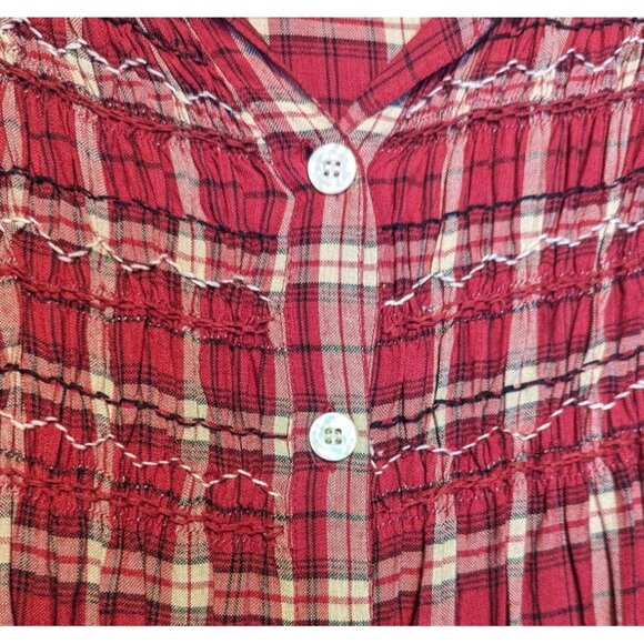Jonathan Martin Colorful Plaid‎ Country Home Long Sleeve Button Size 7/8 Western - Picture 11 of 11
